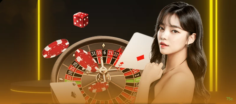 Cassino ao vivo da 75c com dealers reais